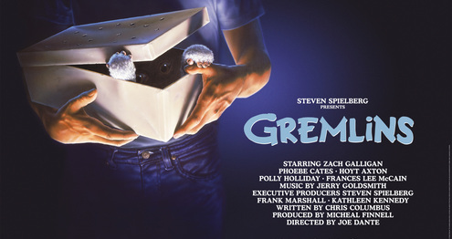 Gremlins - trailer and cinema quad reissued