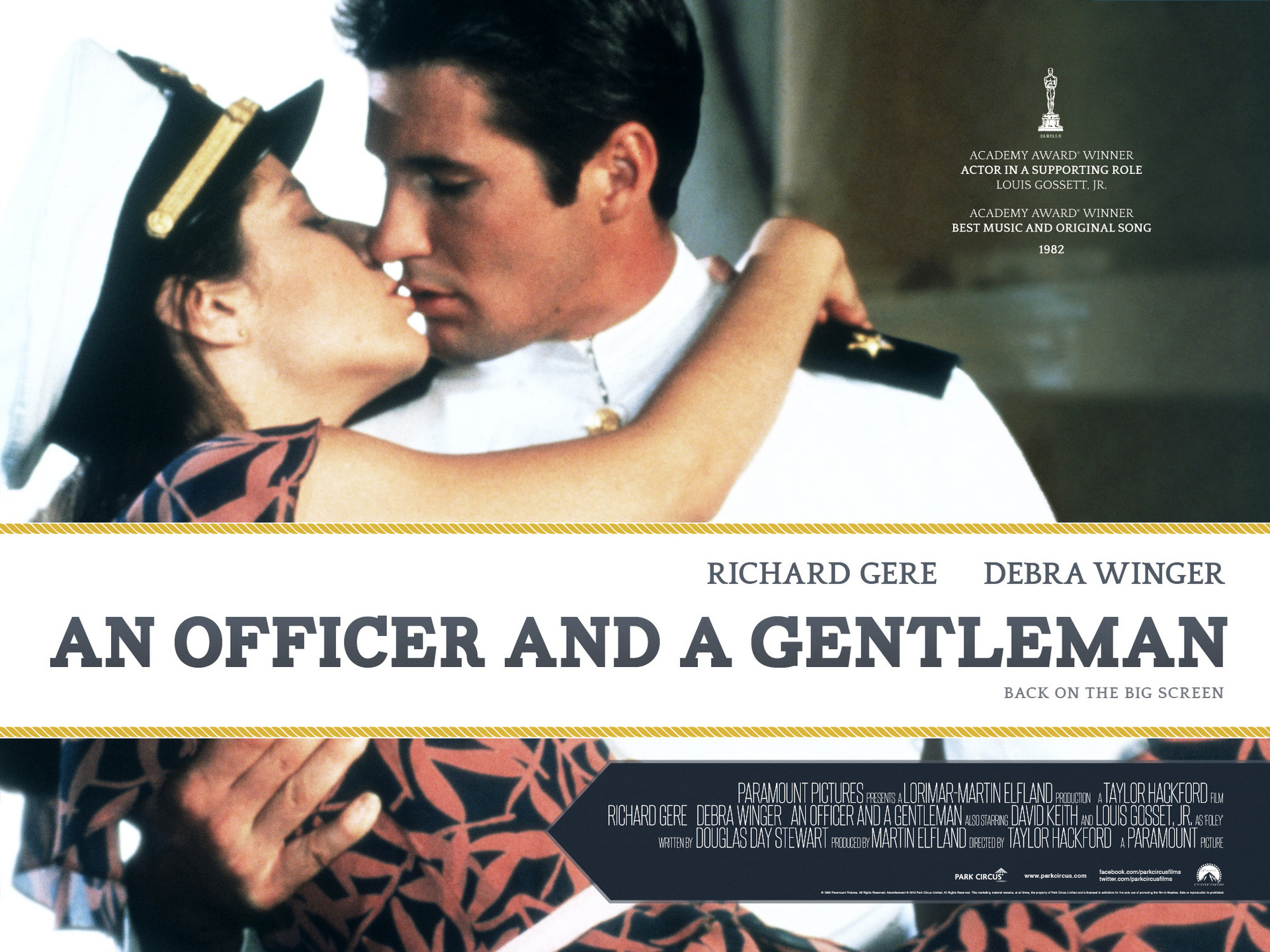 an officer and a gentleman movie poster