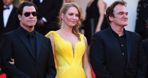 Pulp Fiction stars at Cannes